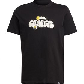 Adidas IZ0418 Siyah Doodle Pack Günlük Çocuk T-Shirt