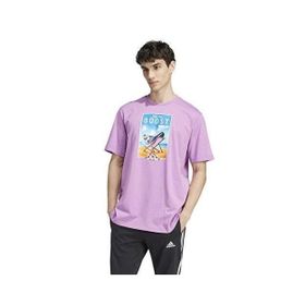 Adidas IZ1273 Mor M Boost G T Günlük Erkek T-Shirt