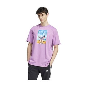 Adidas IZ1273 Mor M Boost G T Günlük Erkek T-Shirt