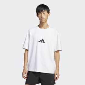Adidas JC5482 Z.N.E. Loose-Fit Beyaz Erkek T-Shirt