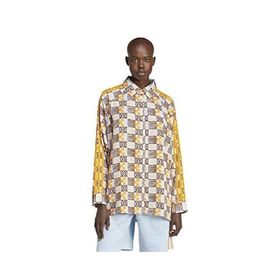 Adidas JC6156 Ls Aop Shirt Çok Renkli Günlük Kadın Gömlek