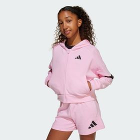 Adidas JD1300 Pembe Future İcons Kız Çocuk Ceket
