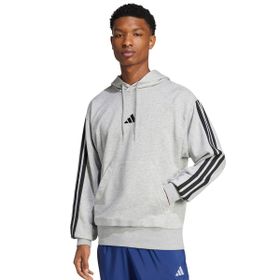 Adidas JD1871 Gri Essentials 3-Stripes French Terry Erkek Günlük Stil Sweatshirt