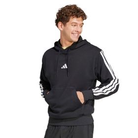 Adidas JD1874 Siyah 3 Stripes FT HD Erkek Günlük Stil Sweatshirt