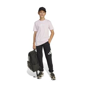 Adidas JD2090 Siyah Beli Lastikli Regular Fit Bağcıklı Erkek Çocuk Eşofman Alt