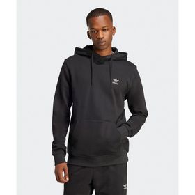 Adidas JD2404-001 Siyah Trefoil Essentials Hoodie French Terry Erkek Sweatshirt