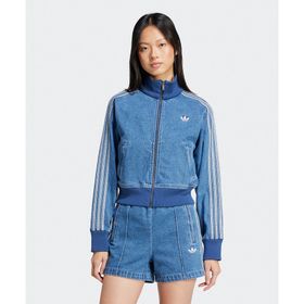 Adidas JD2570-001 Adicolor Denim Track Top Mavi Kadın Ceket