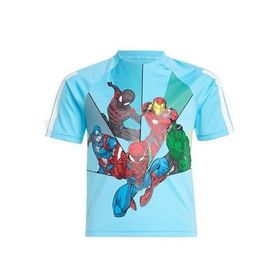 Adidas JD4556 Mavi LK MRVL SM T Çocuk Günlük T-shirt