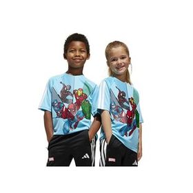 Adidas JD4556 Mavi LK MRVL SM T Çocuk Günlük T-shirt