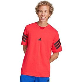 Adidas JD4875 Future Icons 3 Stripes Kırmızı Erkek T-Shirt