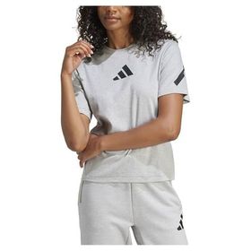 Adidas JD9590 W Z.N.E. Tee Gri Günlük Kadın T-shirt