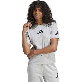 Adidas JD9590 W Z.N.E. Tee Gri Günlük Kadın T-shirt