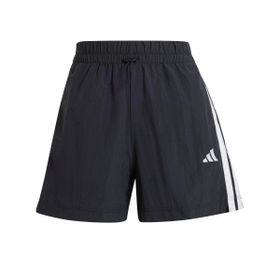 Adidas JE1309 W 3S WV SHO Siyah Lastikli Bel Loose Fit Düz Kadın Şort
