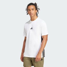 Adidas JE6388 Essentials 3 Stripes Single Jersey Beyaz Erkek T-Shirt