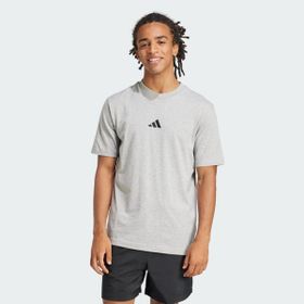 Adidas JF1091 Essentials Small Logo Single Jersey Lifestyle Training Erkek T-Shirt