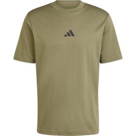 Adidas JF1097 Essentials Small Logo Single Jersey Yeşil Erkek T-Shirt