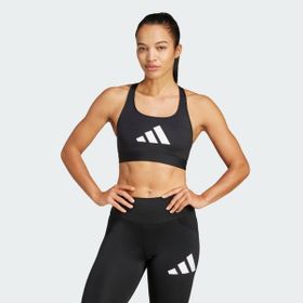 Adidas JG1414 Siyah Powerreact Kadın Antrenman Sporcu Sütyeni