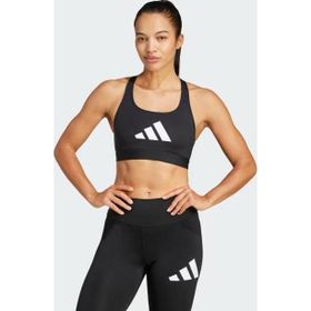 Adidas JG1414 Siyah Powerreact Kadın Antrenman Sporcu Sütyeni