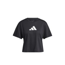 Adidas JG8614 Siyah Train Essentials Big Logo Kadın Antrenman T-Shirt