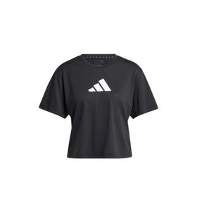 Adidas JG8614 Siyah Train Essentials Big Logo Kadın Antrenman T-Shirt