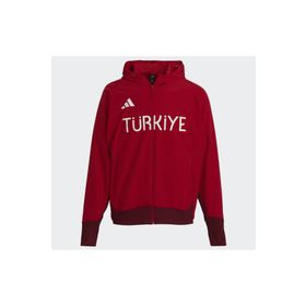 Adidas JH0782 Turkiye P FZ M Türkiye Kırmızı Erkek Antrenman Ceketi