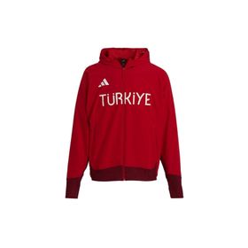 Adidas JH0782 Turkiye P FZ M Türkiye Kırmızı Erkek Antrenman Ceketi