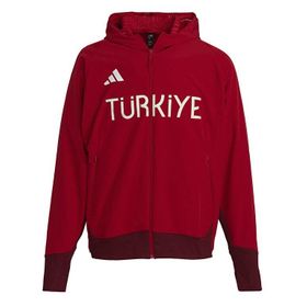 Adidas JH0782 Turkiye P FZ M Türkiye Kırmızı Erkek Antrenman Ceketi