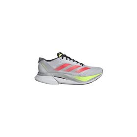 Adidas JI4472 Adizero Boston 12 M Gri Kırmızı Erkek Koşu Yürüyüş Ayakkabı