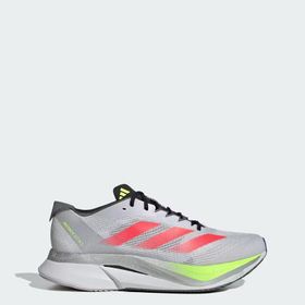 Adidas JI4472 Adizero Boston 12 M Gri Kırmızı Erkek Koşu Yürüyüş Ayakkabı