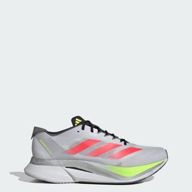 Adidas JI4472 Adizero Boston 12 M Gri Kırmızı Erkek Koşu Yürüyüş Ayakkabı