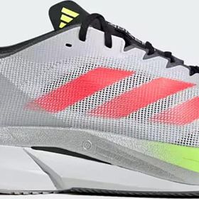 Adidas JI4472 Adizero Boston 12 M Gri Kırmızı Erkek Koşu Yürüyüş Ayakkabı