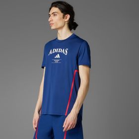 Adidas JI6353 Designed For Training Legacy Mavi Erkek T-Shirt