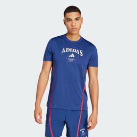 Adidas JI6353 Designed For Training Legacy Mavi Erkek T-Shirt
