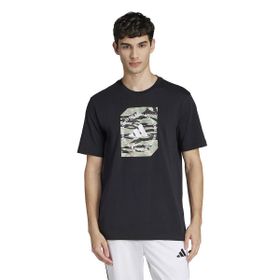Adidas JI6764 Camo Box Siyah Günlük Stil Erkek T-shirt