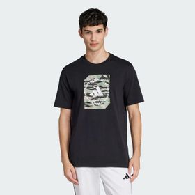 Adidas JI6764 Camo Box Siyah Günlük Stil Erkek T-shirt