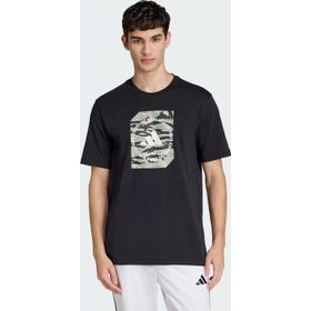 Adidas JI6764 Camo Box Siyah Günlük Stil Erkek T-shirt