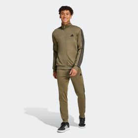 Adidas JI8854 3-Stripes Yeşil Günlük Stil Erkek Eşofman Takımı