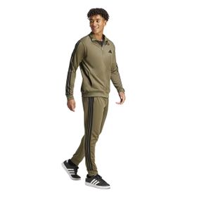 Adidas JI8854 3-Stripes Yeşil Günlük Stil Erkek Eşofman Takımı
