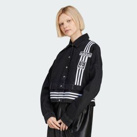 Adidas JJ3095-001 Siyah Adibreak Denim Two in One Track Top Kadın Ceket