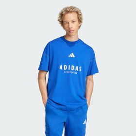 Adidas JJ3661 ALL SZN Graphic Mavi Erkek T-Shirt