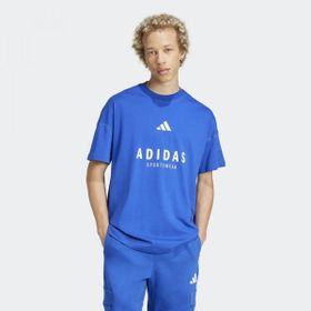 Adidas JJ3661 ALL SZN Graphic Mavi Erkek T-Shirt