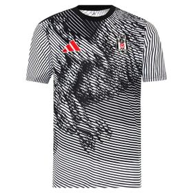 Adidas JL7938 Siyah Beşiktaş 2025/26 Maç Önü Erkek Futbol Forma