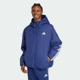 Adidas JM4040 Essentials CLIMAWARM 3-Stripes Yalıtımlı Kapüşonlu Erkek Mont