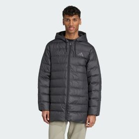 Adidas JM4061 Essentials CLIMAWARM 3-Stripes Light Down Kapüşonlu Erkek Mont