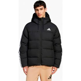 Adidas JM4165 Essentials Climawarm 3 Stripes Siyah Erkek Outdoor Mont