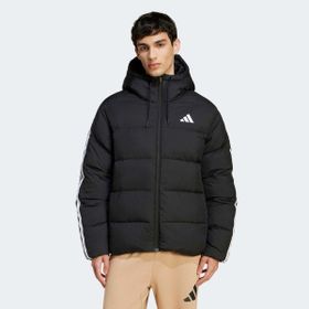 Adidas JM4165 Essentials Climawarm 3 Stripes Siyah Erkek Outdoor Mont