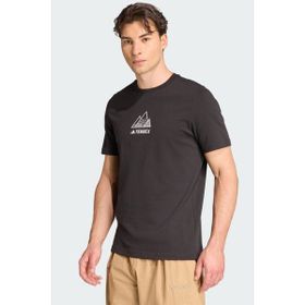 Adidas JM6389 Terrex Athlete Graphic Hiking Erkek Outdoor T-Shirt