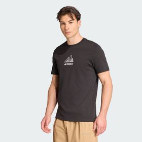 Adidas JM6389 Terrex Athlete Graphic Hiking Erkek Outdoor T-Shirt