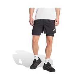 Adidas JN2670 Own The Run Climacool 2 in 1 5-Pocket Erkek Koşu Şort