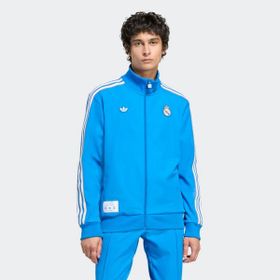 Adidas JN3058-001 Mavi Real Madrid Terrace Icons Track Top Erkek Sweatshirt